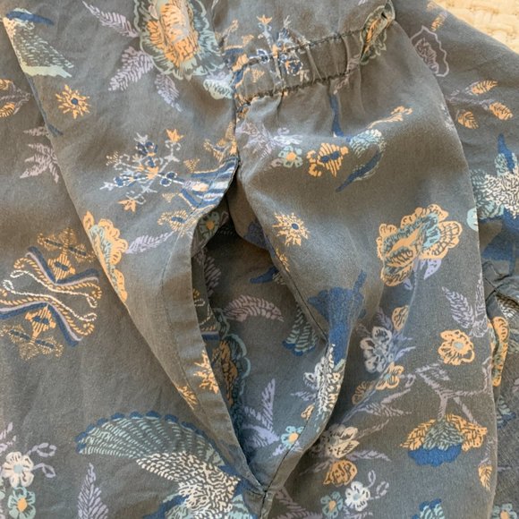 Patagonia June Lake Mini Dress In Hex Gray/ Village Bird Size XS EUC - Picture 5 of 5